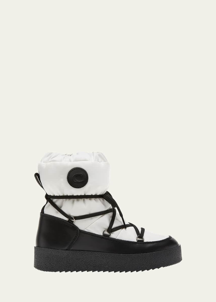 La Canadienne Easton Nylon Lace-Up Winter Booties