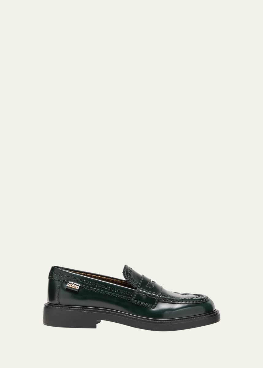Tod's Gomma Leather Penny Loafers