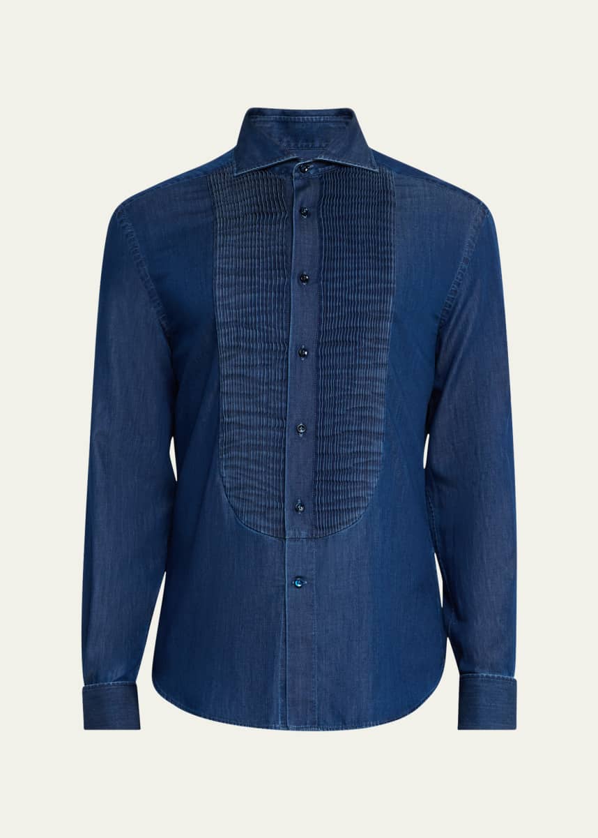 Men s Designer Dress Shirts Bergdorf Goodman