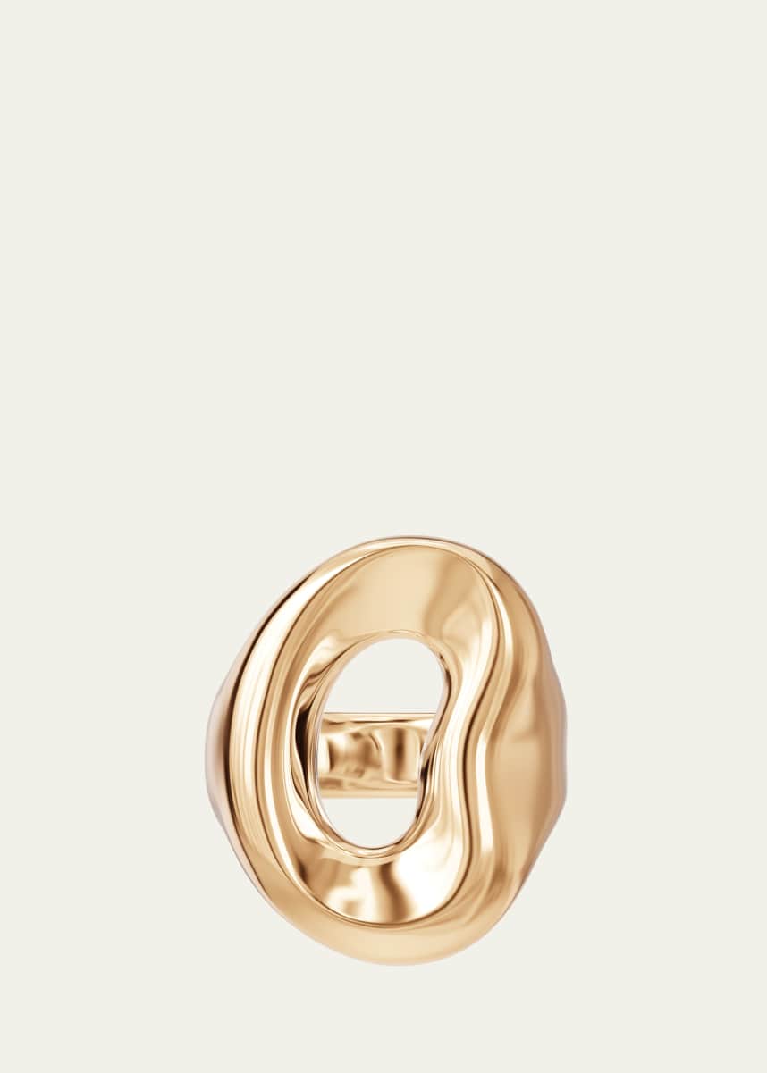 Charlotte Chesnais 18K Yellow Gold Vermeil Shima Ring