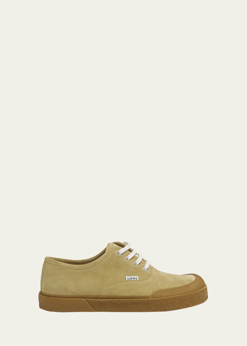 Loewe x Paula's Ibiza Men's Terra Suede Low-Top Sneakers