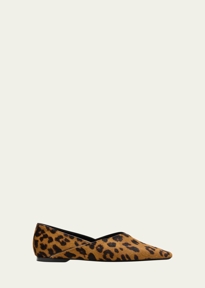 Toteme Everyday Leopard Slipper Flats