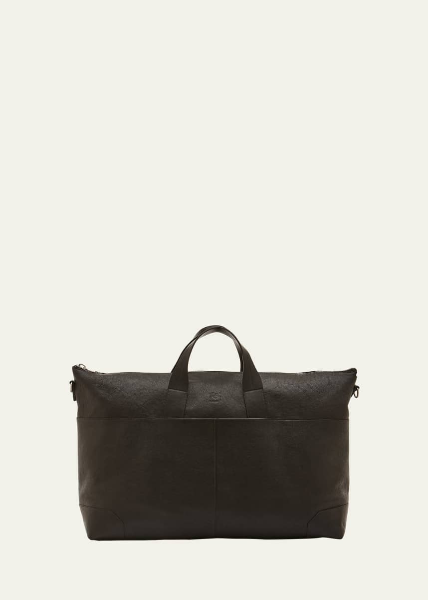 Il Bisonte Men's Galileo Leather Travel Bag