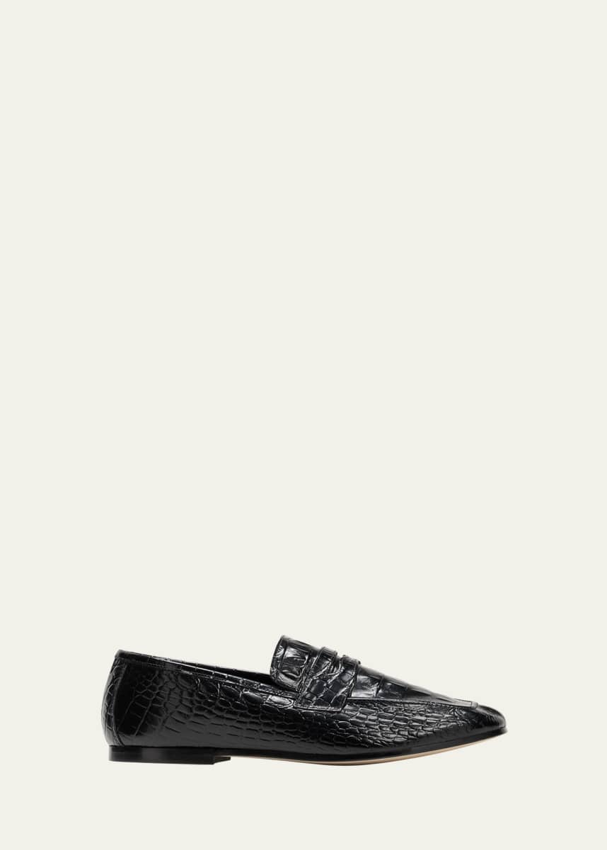 Sophique Essenziale Croco Penny Loafers