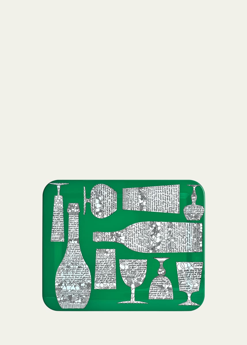 Fornasetti Bottiglie Cocktail Tray
