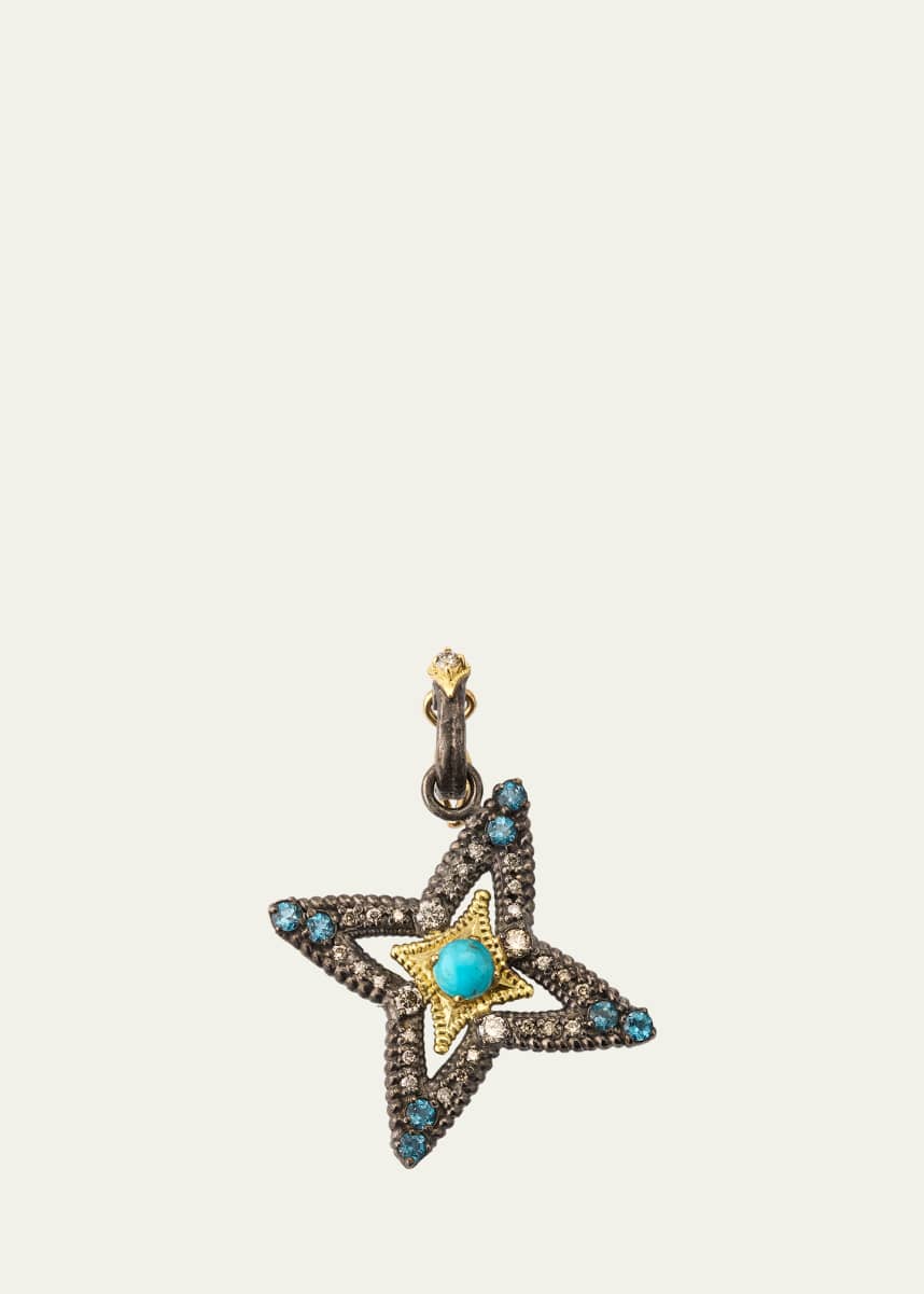 Armenta Old World Star Enhancer with Turquoise