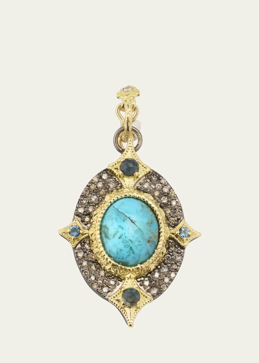 Armenta Crivelli Turquoise Pendant