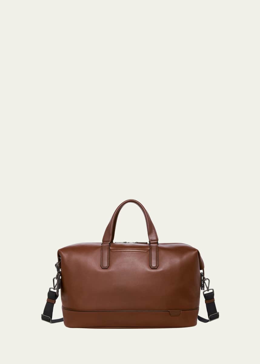 TUMI Nelson Leather Duffel Bag
