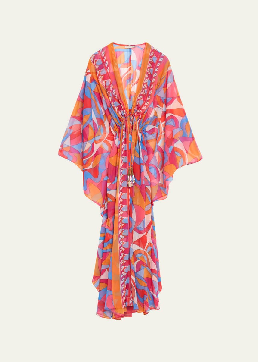 Ramy Brook Phebe Semi-Sheer Maxi Coverup