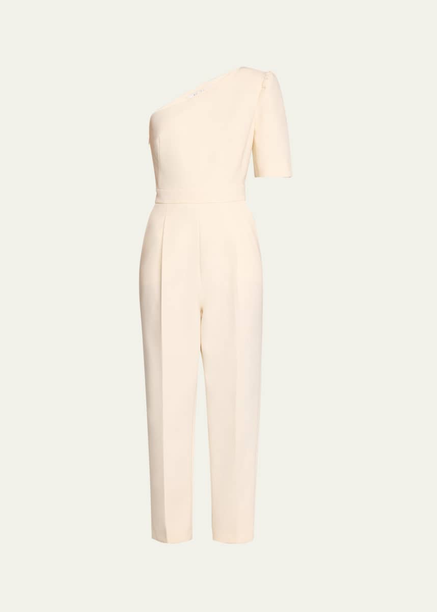Max Mara Smalto One-Shoulder Jumpsuit