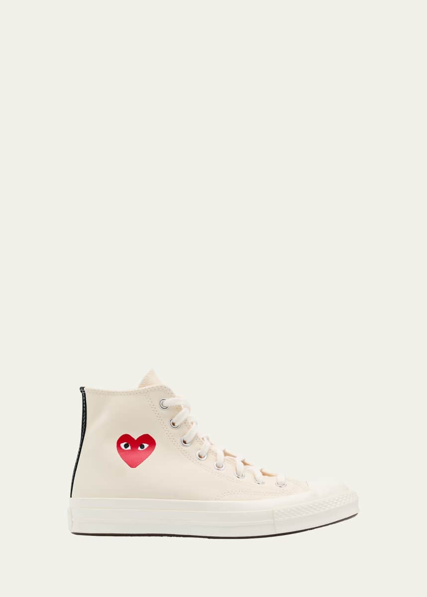CDG Play x Converse Chuck Taylor Canvas High-Top Sneakers