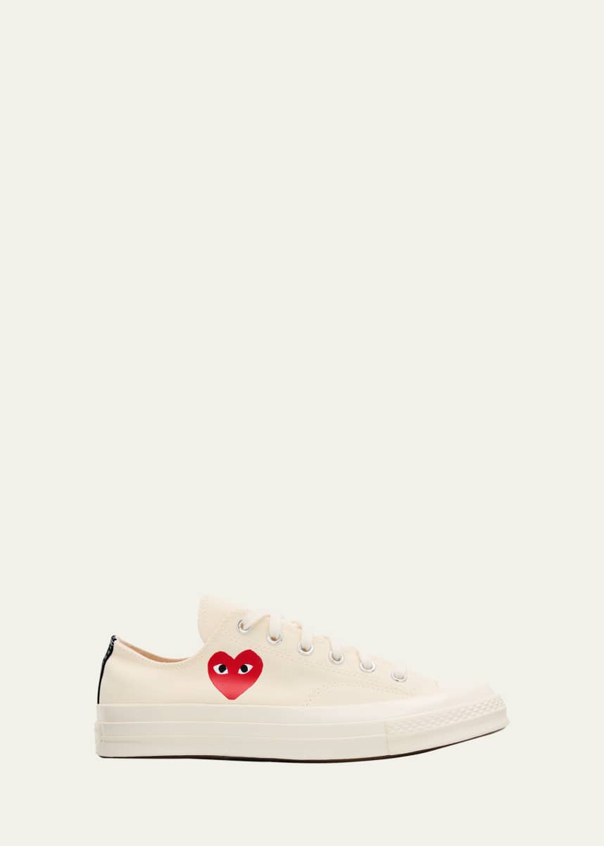 CDG Play x Converse Chuck Taylor Canvas Low-Top Sneakers