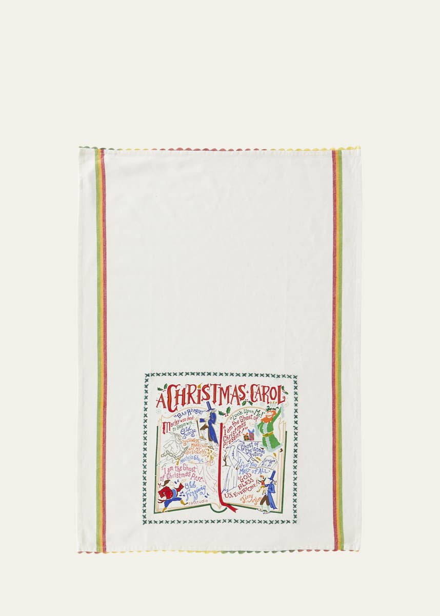 Catstudio A Christmas Carol Dish Towel
