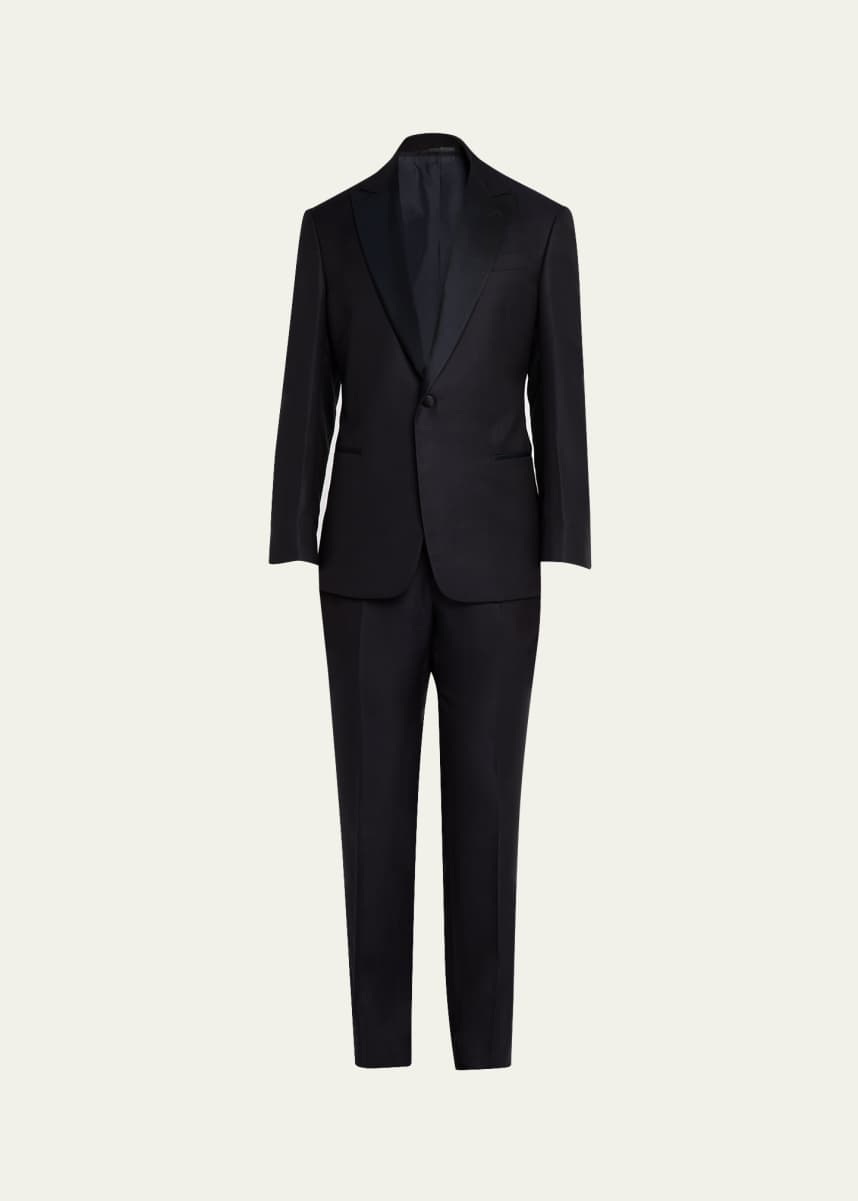 Giorgio Armani Men's Wool-Silk Solid Tuxedo