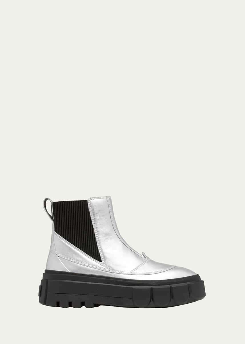 Sorel Caribou Leather Winter Chelsea Booties