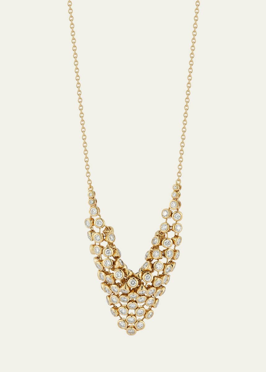 ONDYN Large Diamond Bias Pendant Necklace, 22"L