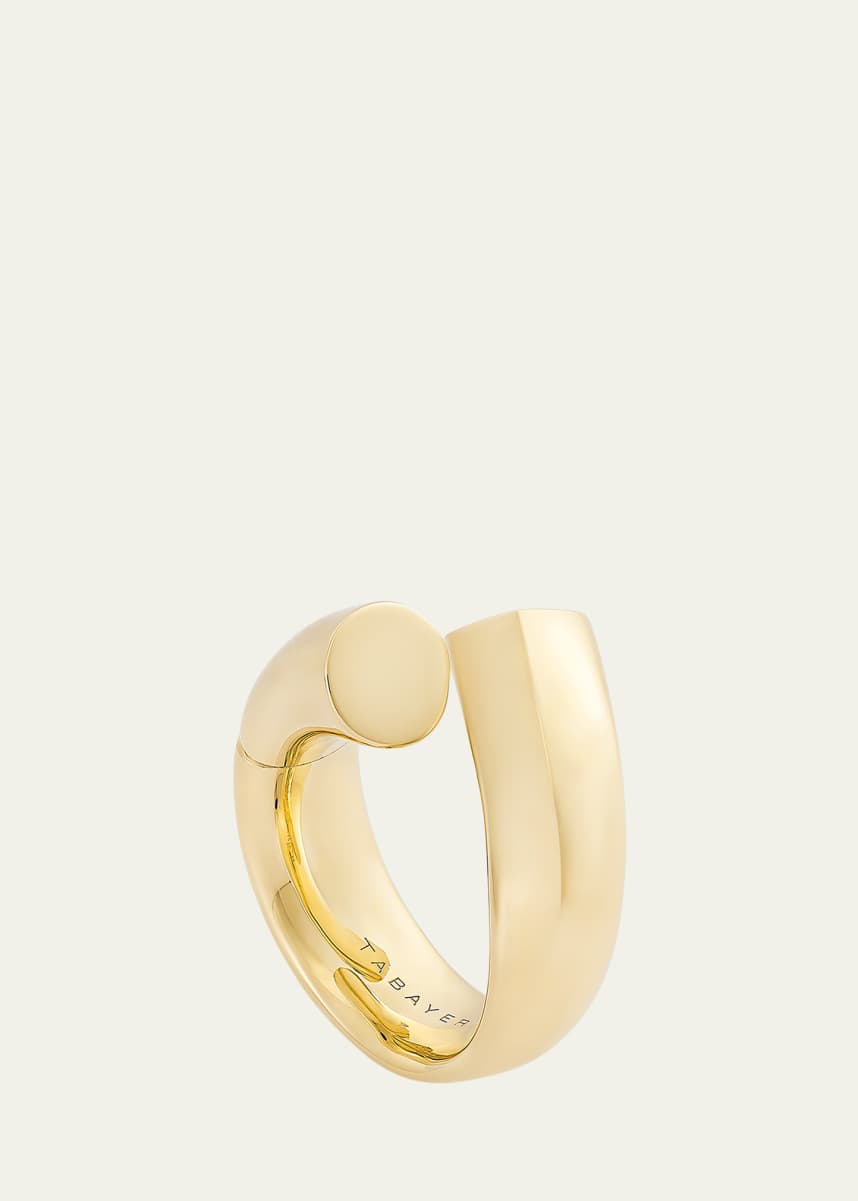 TABAYER Oera Large 18K Yellow Gold Ring