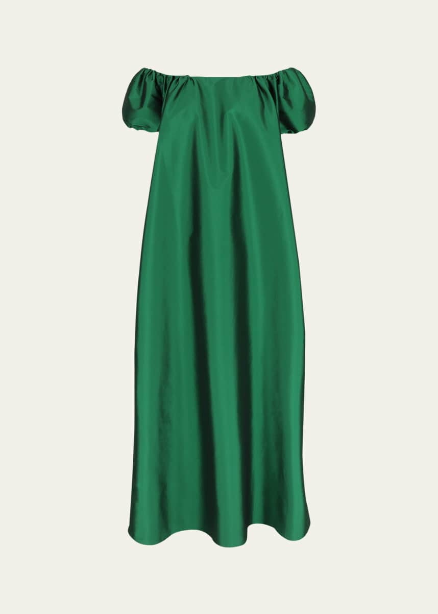 BERNADETTE Rianne Long Off-Shoulder Dress