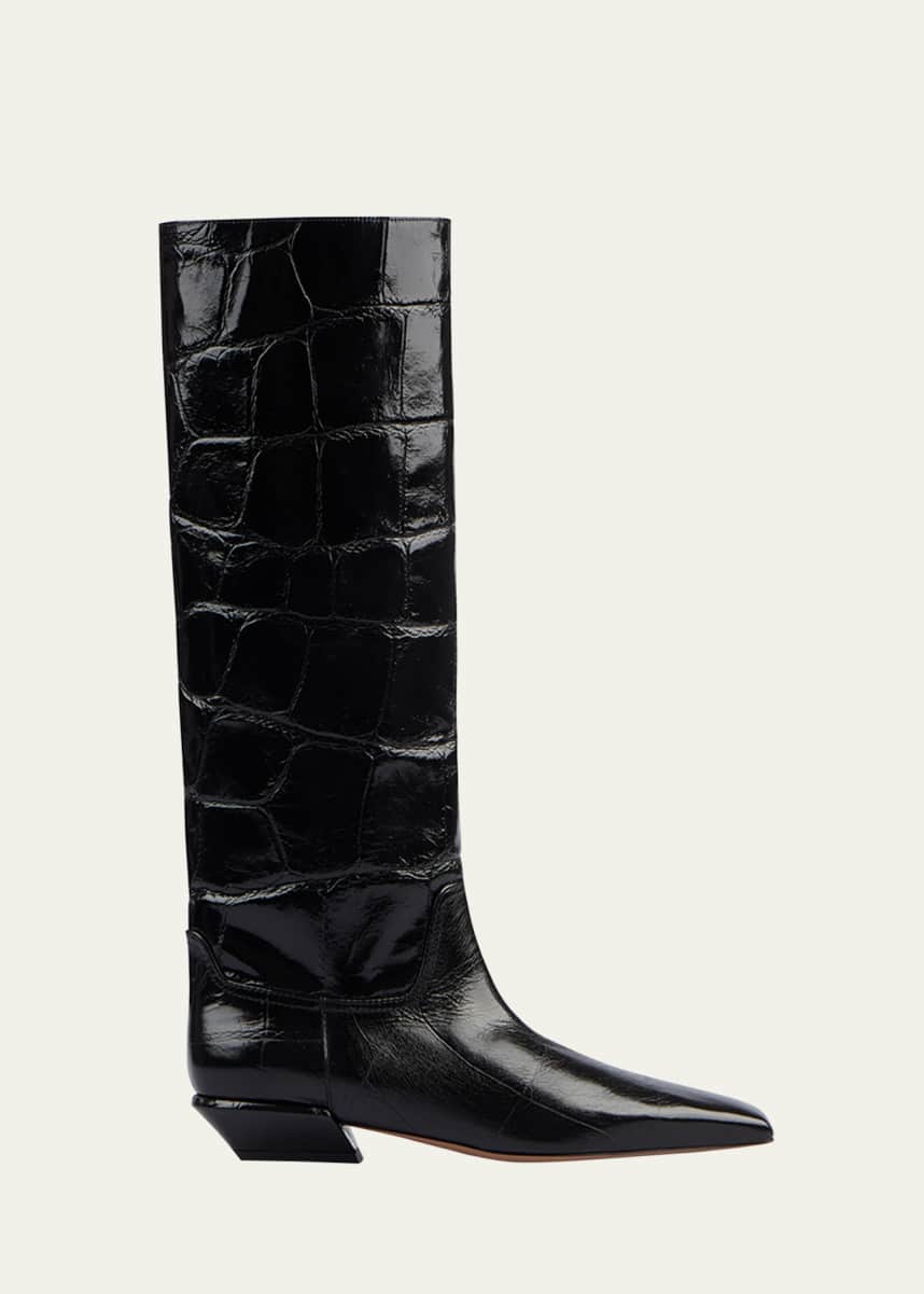 Paris Texas Bettina Croco Tall Boots