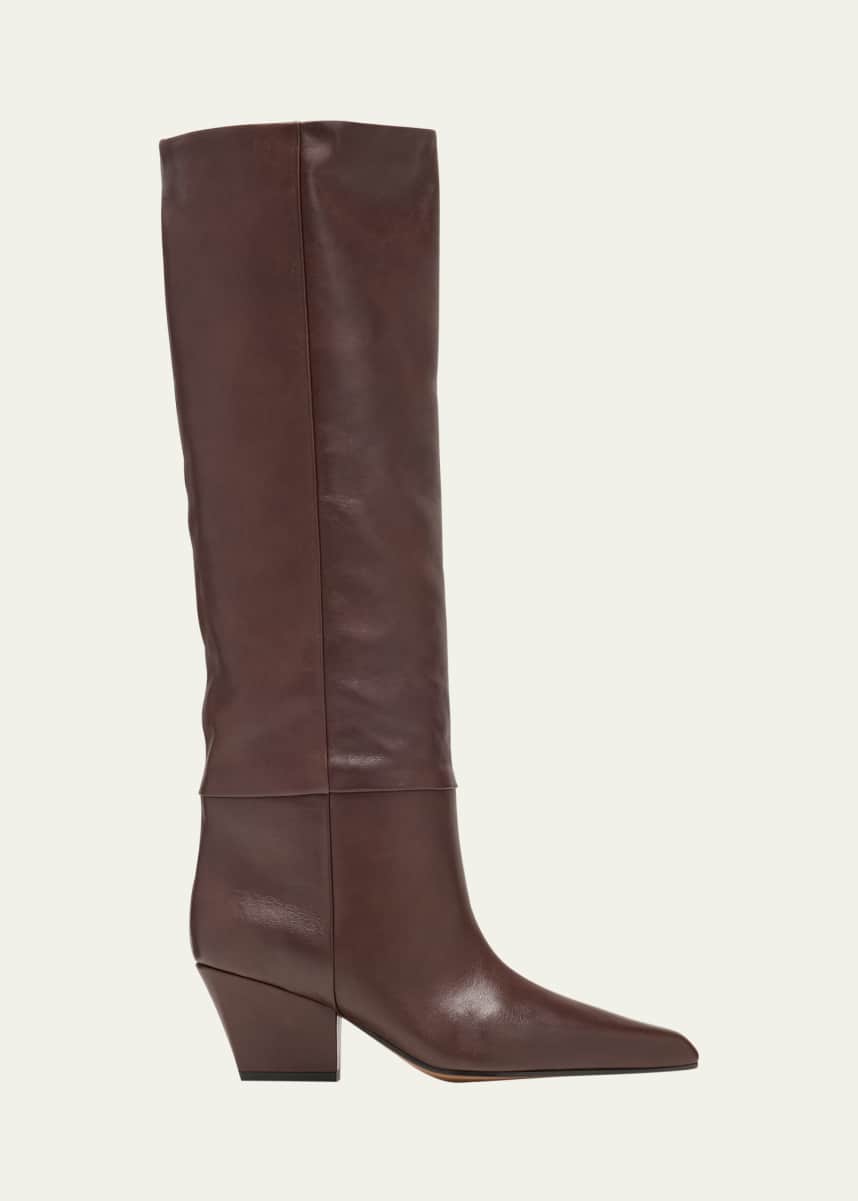 Paris Texas Jane Leather Knee Boots