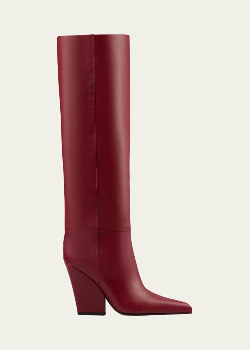 Paris Texas Jane Leather Knee Boots