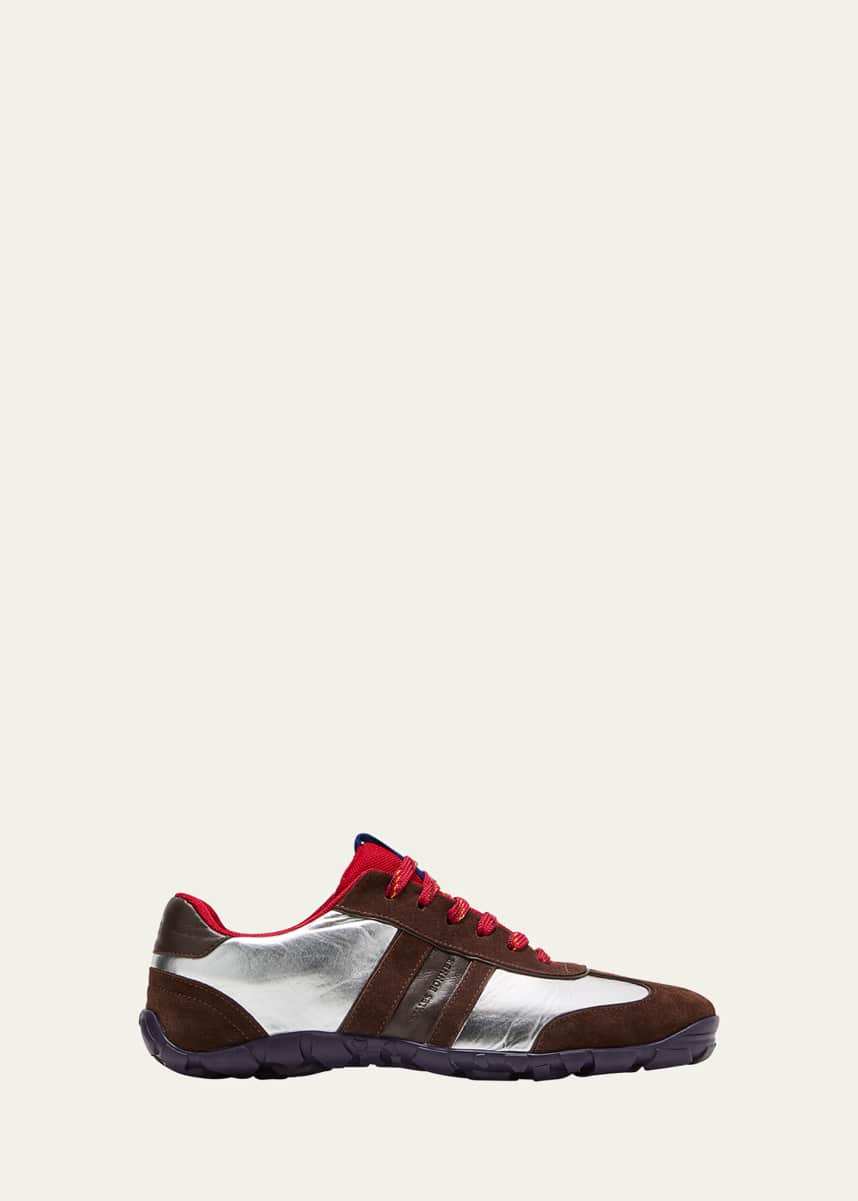 Wales Bonner Colorblock Runner Lace-Up Sneakers