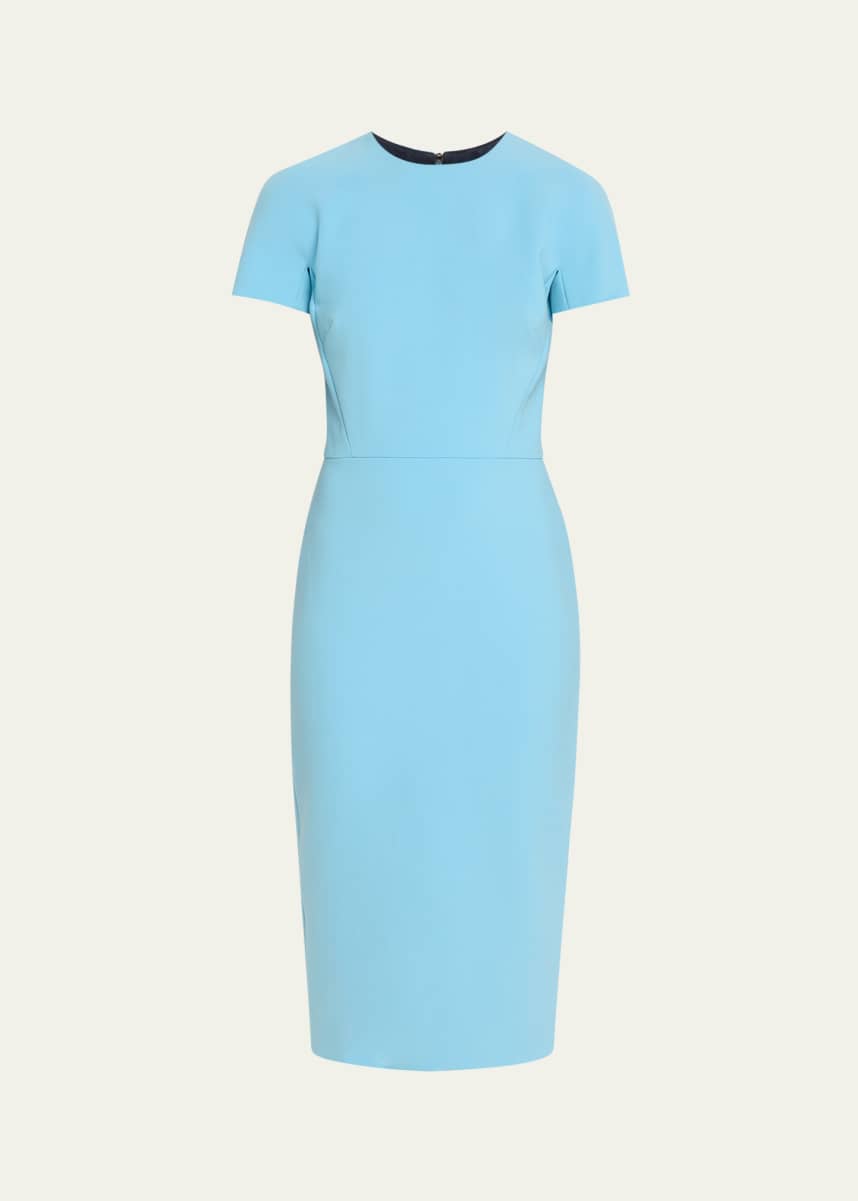 Victoria Beckham T-Shirt Sheath Dress with Back Zipper