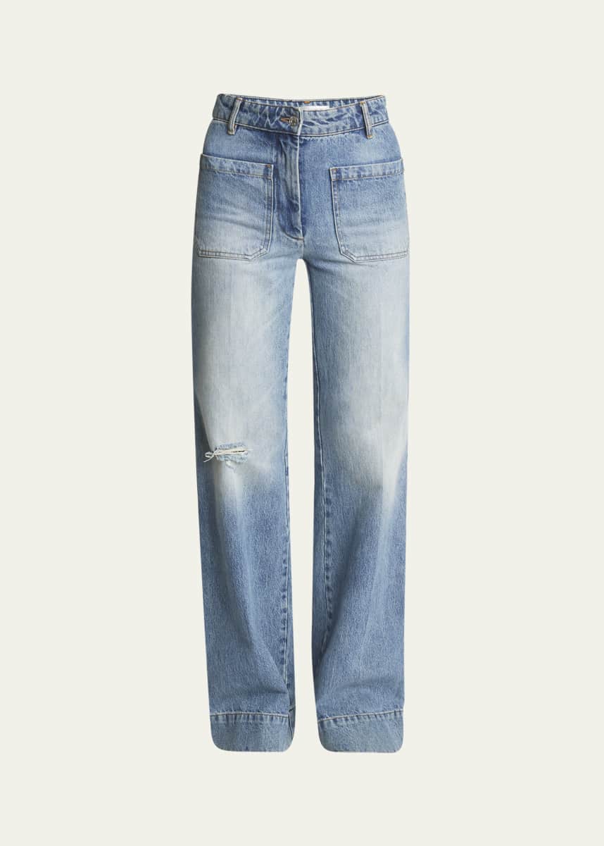 Victoria Beckham Alina Straight-Leg Jeans