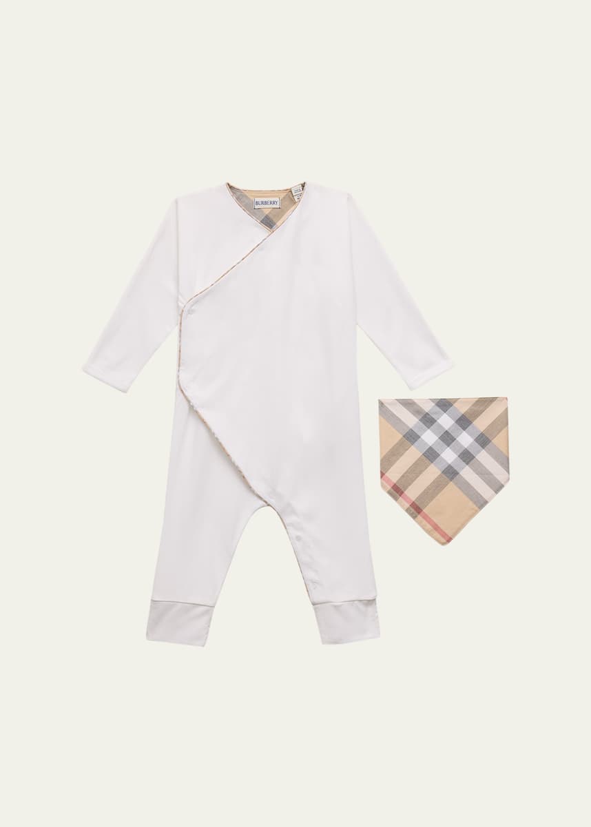 Burberry Kid's Rizzo Two-Piece Gift Set, Size Newborn-18M