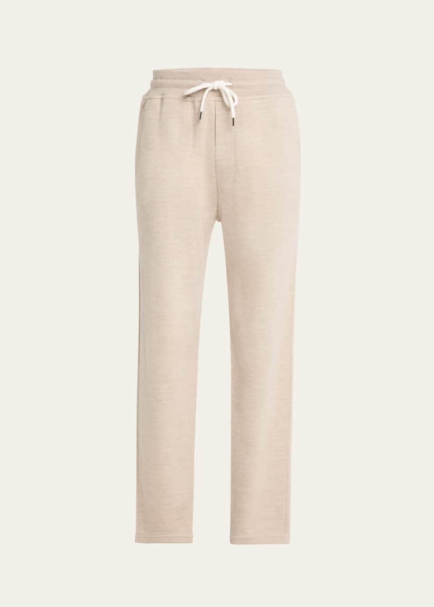 Brunello Cucinelli Men's Cashmere and Silk Travel Sweatpants