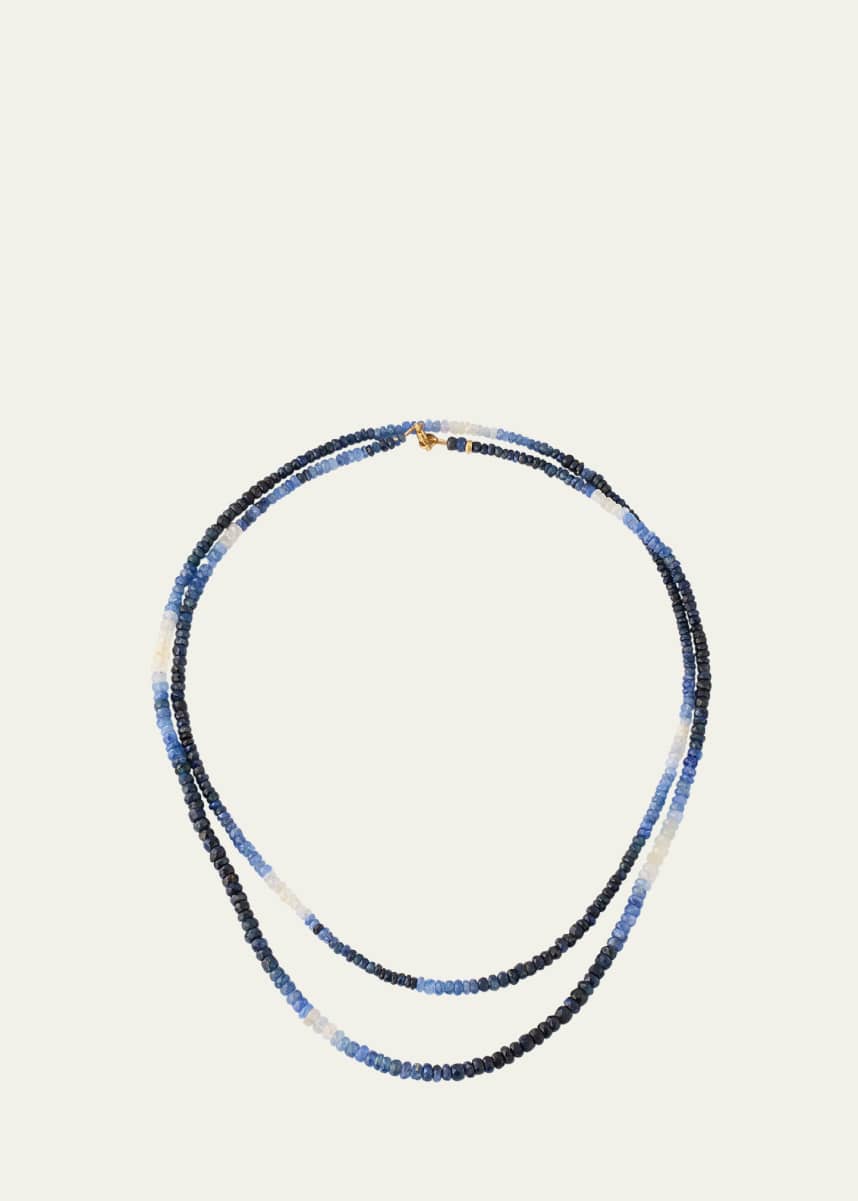 JIA JIA Ombre Blue Sapphire Double-Strand Necklace
