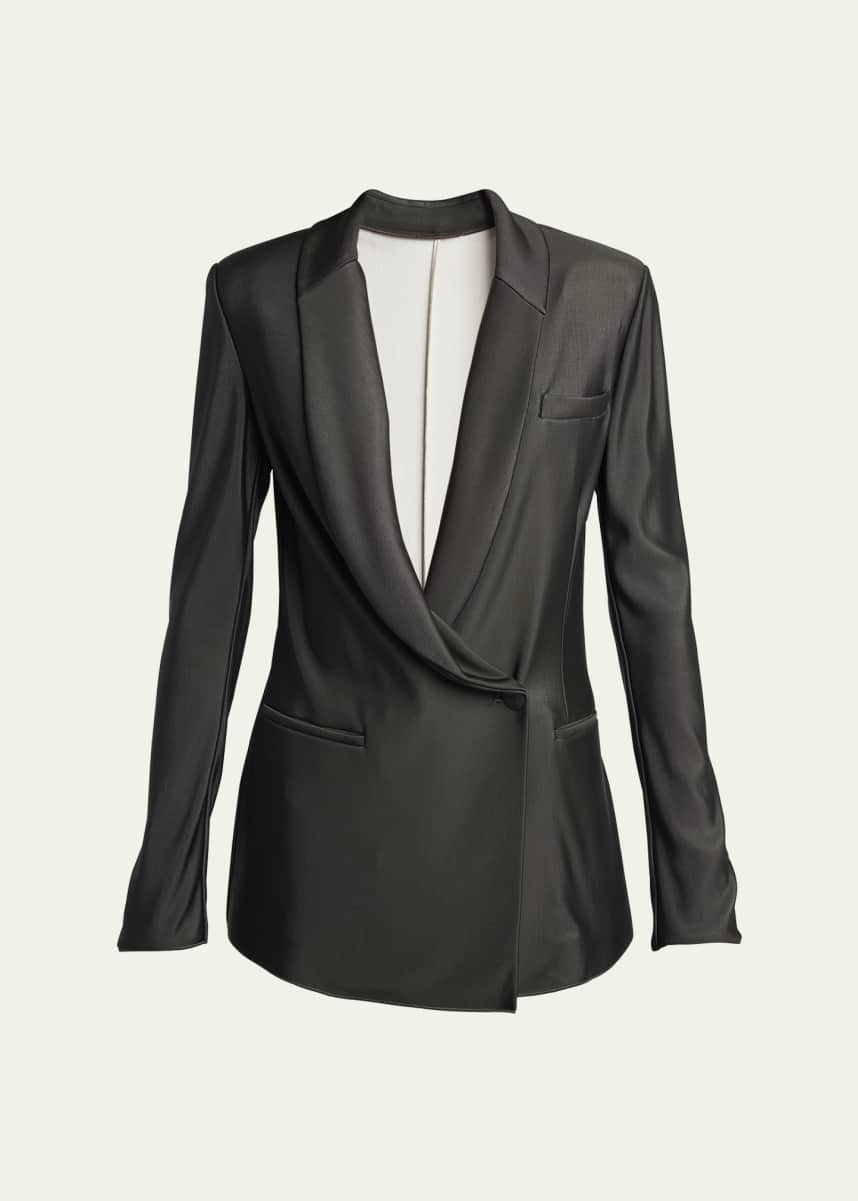 Giorgio Armani Double Jersey Blazer Jacket