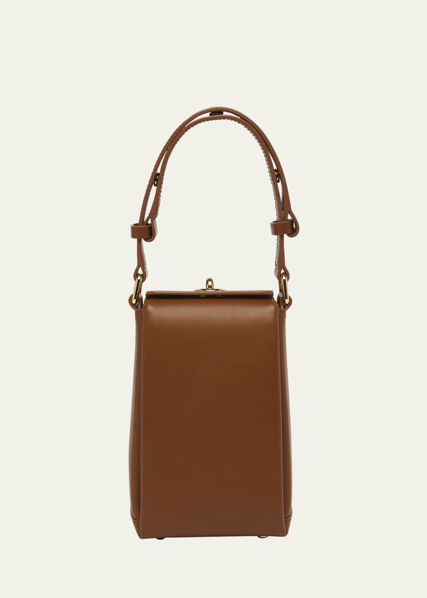 Plan C Leather Top-Handle Bag
