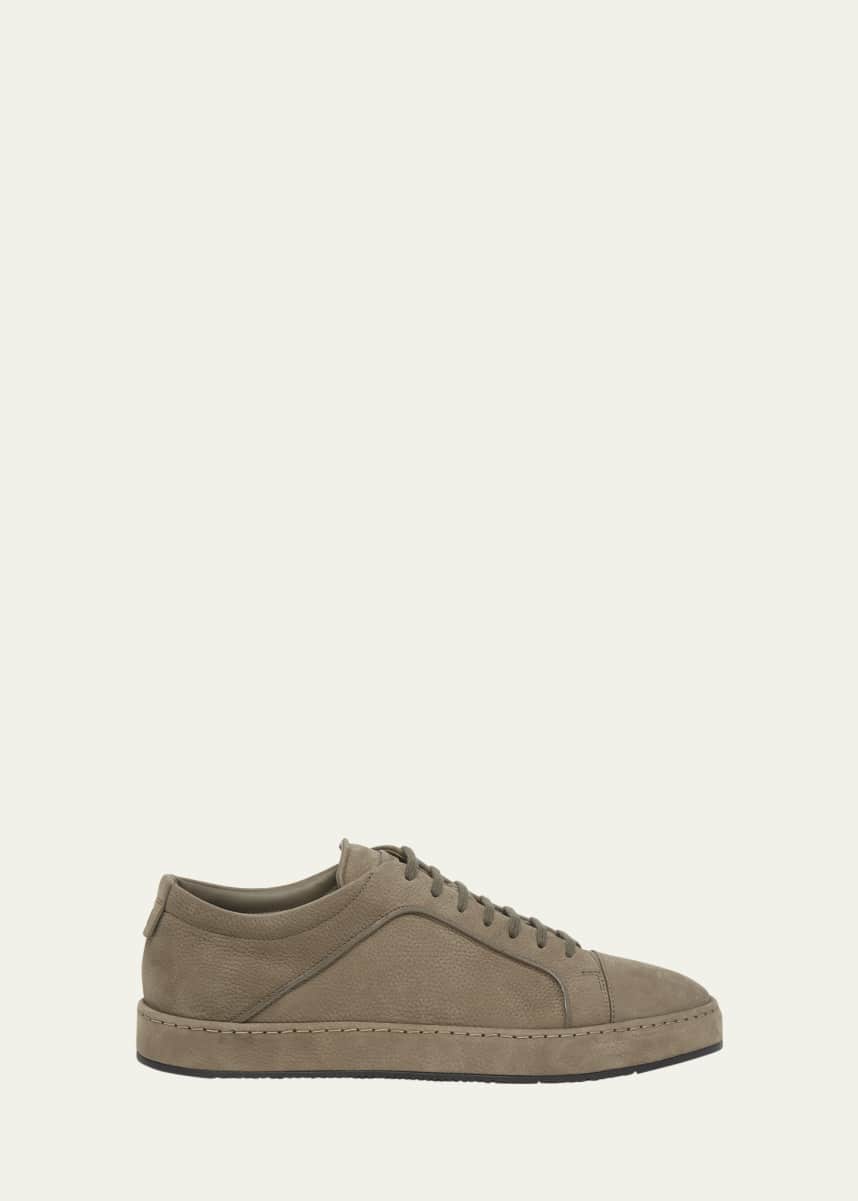 Giorgio Armani Men's Suede Low-Top Sneakers