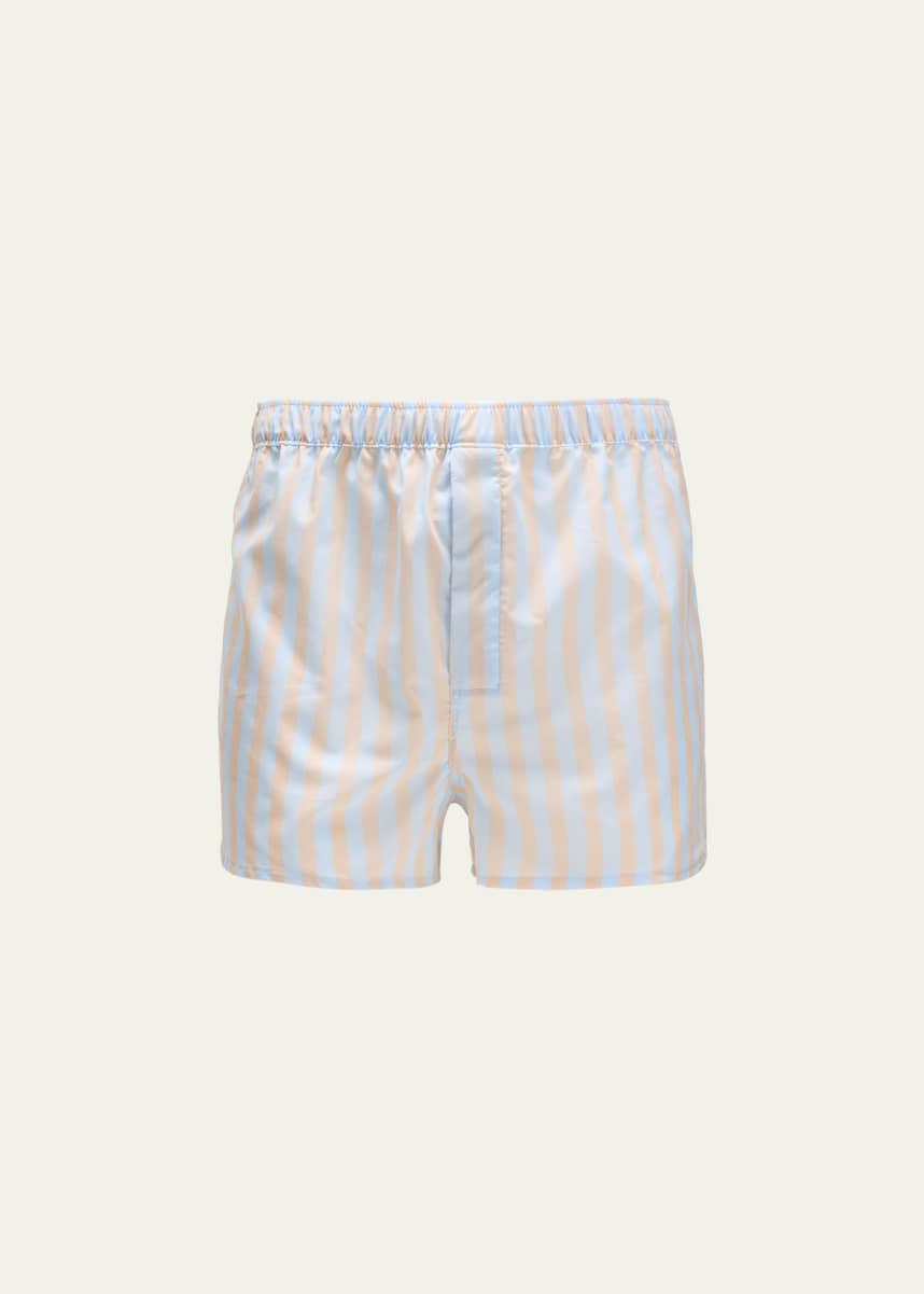 Derek Rose Men's Amalfi 20 Stripe Cotton Boxers