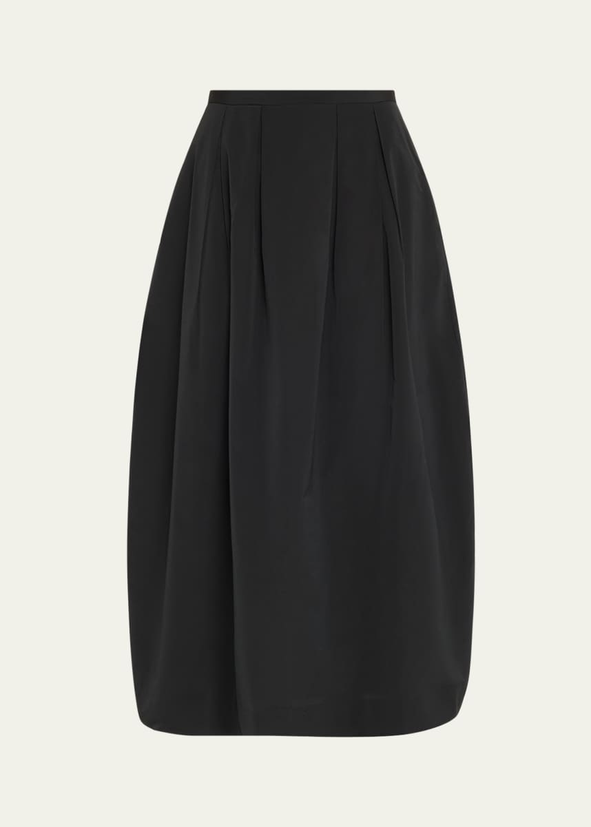 House of Dagmar Curved Pleated Skirt