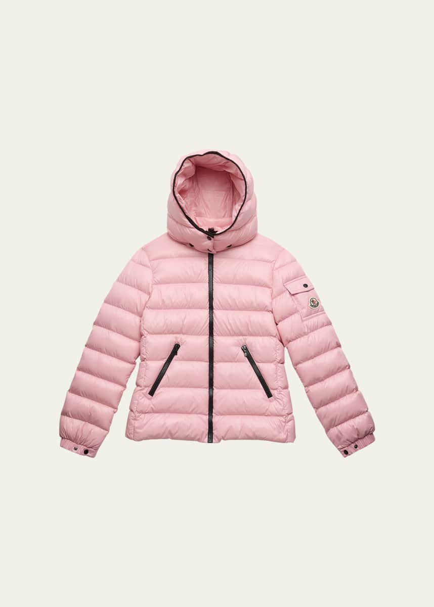 Moncler Girl's Bady Quilted Puffer Down Jacket, Size 8-14