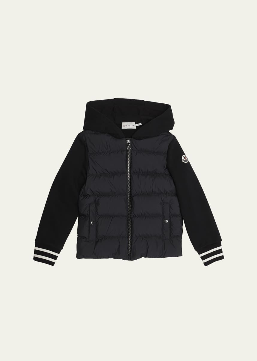 Moncler Boy's Combo Puffer Jacket, Size 8-14