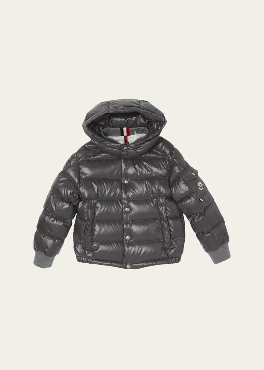 Moncler Boy's Manaem Shiny Puffer Jacket, Size 8-14