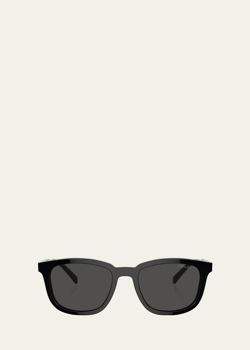 Prada Men's Round Acetate Sunglasses
