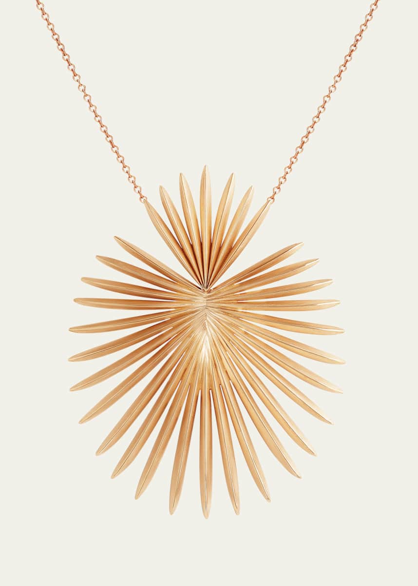 GIORGIO B Palma Pendant Necklace in 18K Rose Gold