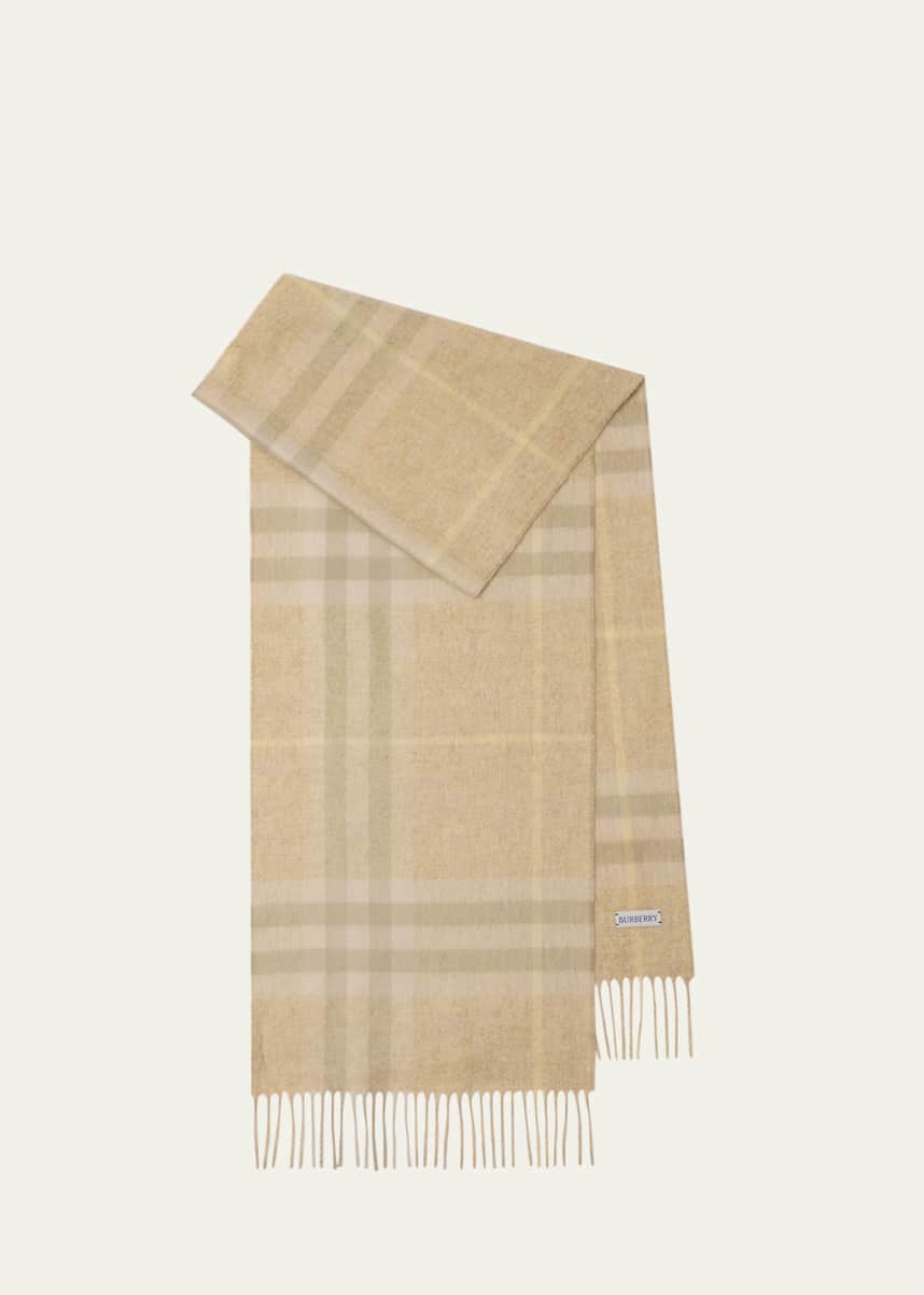 Burberry Giant Check Cashmere Scarf