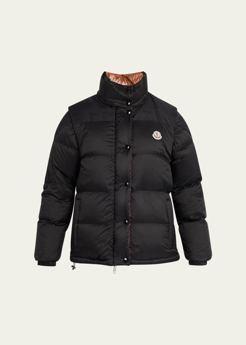 Moncler Verone 1 Stand-Collar Puffer Jacket