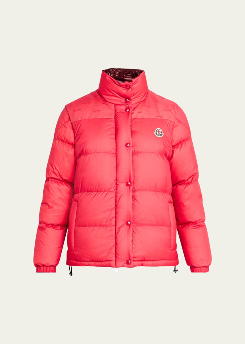Moncler Verone 1 Stand-Collar Puffer Jacket