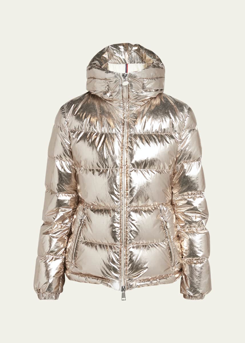 Moncler Douros Metallic Puffer Jacket
