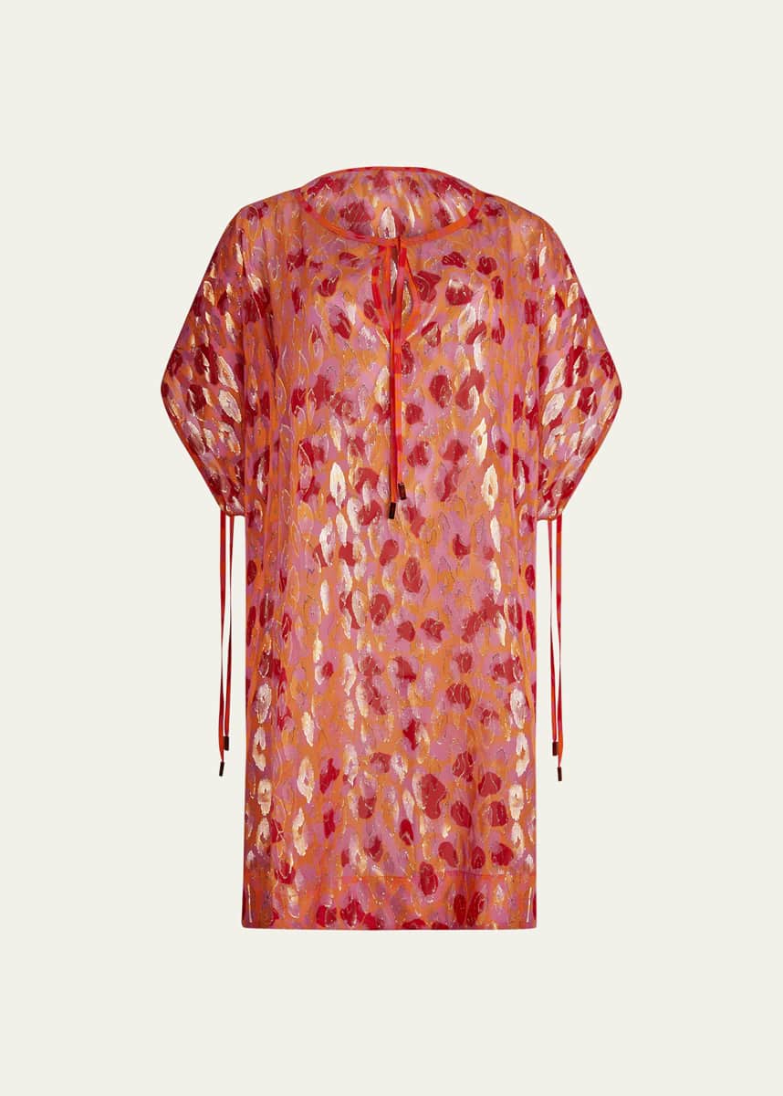 Vilebrequin Abstract Leopard Printed Coverup Dress