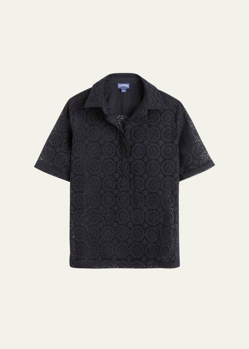 Vilebrequin Embroidered Cotton Polo