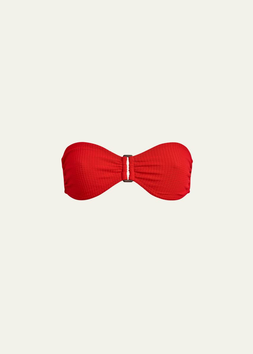 Vilebrequin Ribbed Bandeau Bikini Top