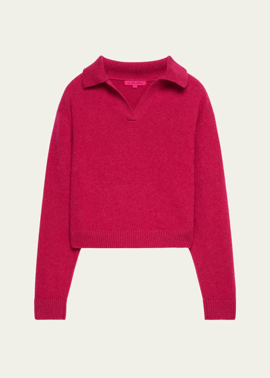 The Elder Statesman Johny Collar Cashmere Sweater