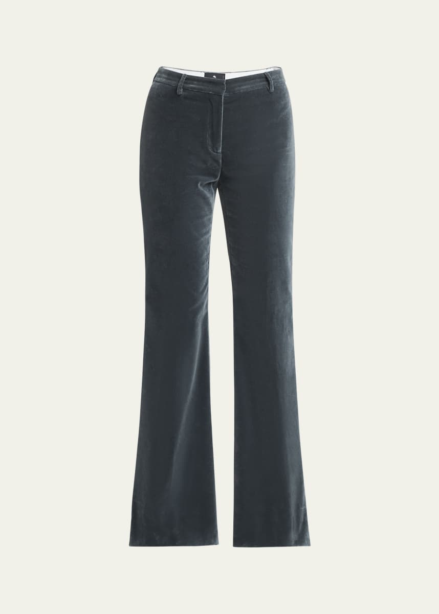 Etro Bootcut Velvet Trousers